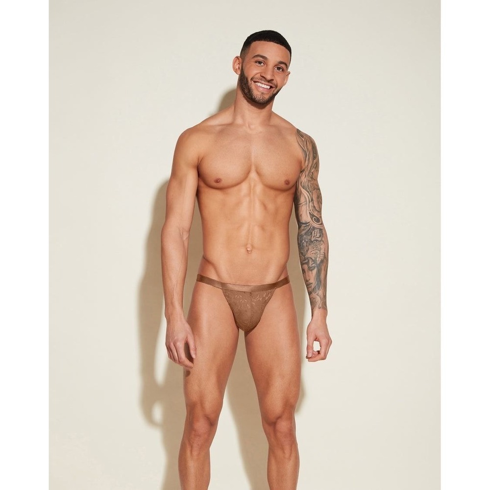 Cosabella Never Say Never Italian Thong Cinque Men's Lace NWT Size XL